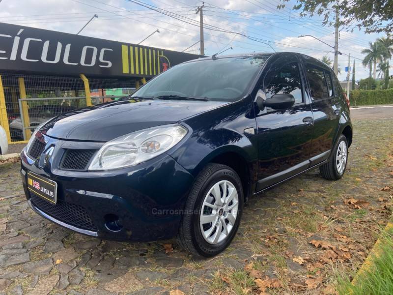 RENAULT - SANDERO - 2008/2009 - Azul - R$ 29.900,00